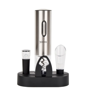 Kit Abridor de Vinho Elétrico Joog JG-EW2 - Prata