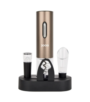 Kit Abridor de Vinho Elétrico Joog JG-EW2 - Bege